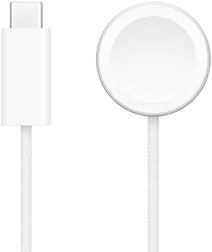 Φορτιστής USB‑C δίπλα στο Μαγνητικό καλώδιο γρήγορης φόρτισης του Apple Watch