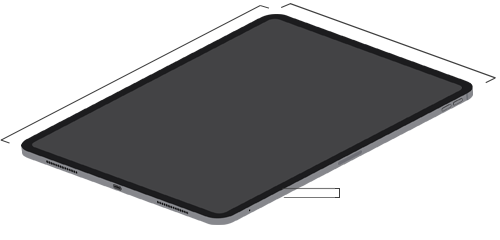 13 吋 iPad Pro 的尺寸