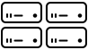 四個 Mac Studio 圖像兩兩堆疊